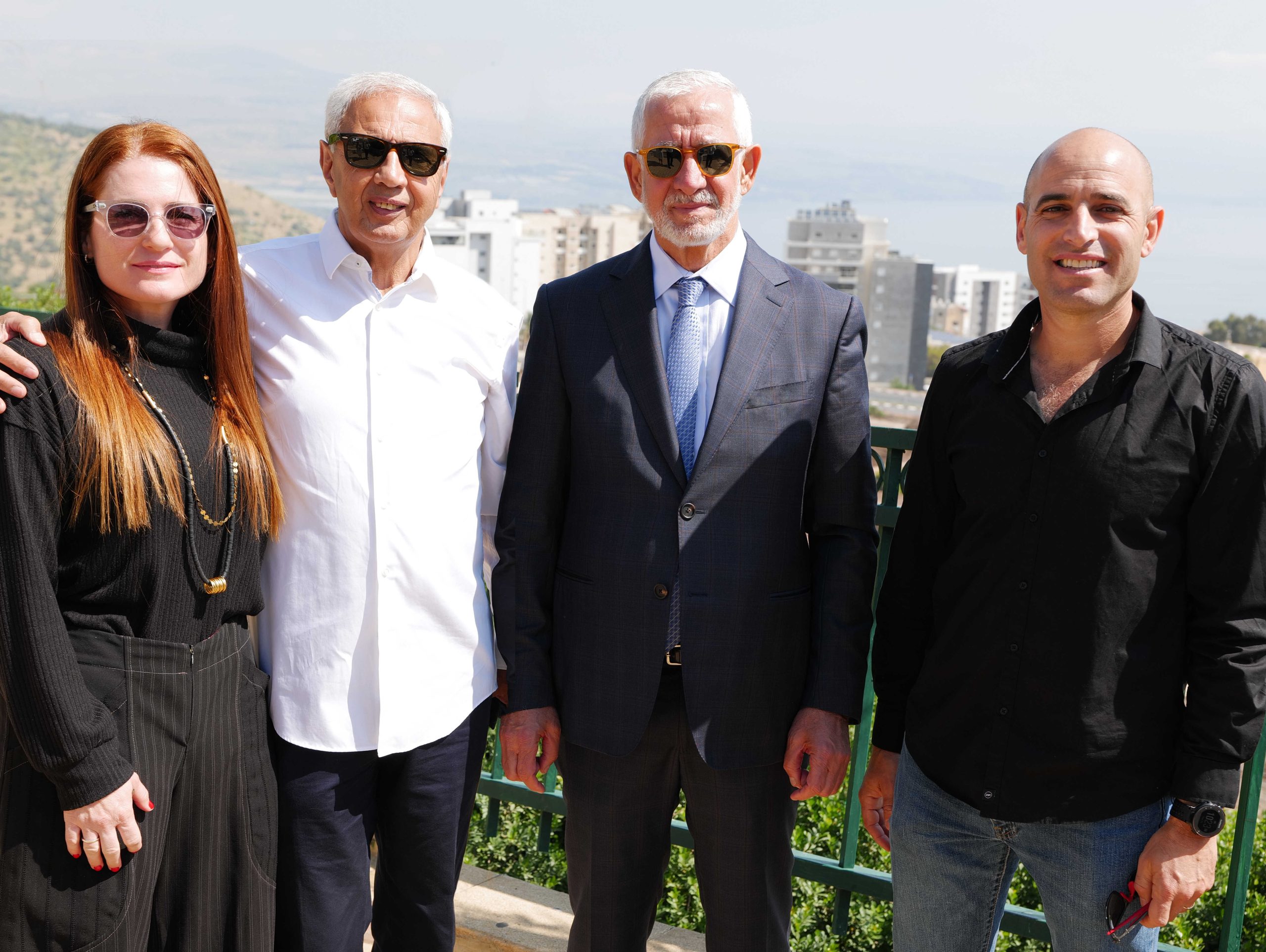 נציגי קרן טייב ועיריית טבריה בביקור במסגרת שיתוף הפעולה לקליטת המפונים